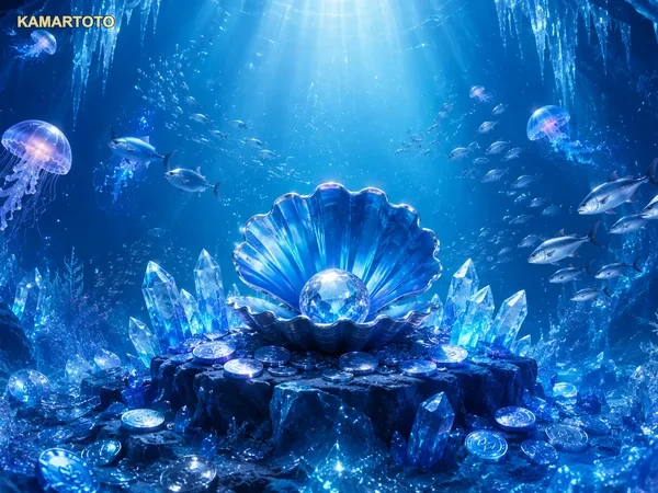 Tampilan permainan Caishen Fishing dengan suasana bawah laut